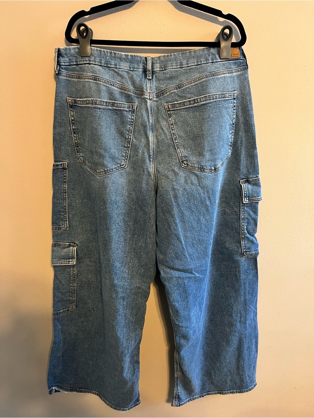 American Eagle Outfitters Curvy Super High-Rise Baggy Wide Leg - Women’s 20 - Picture 2 of 5